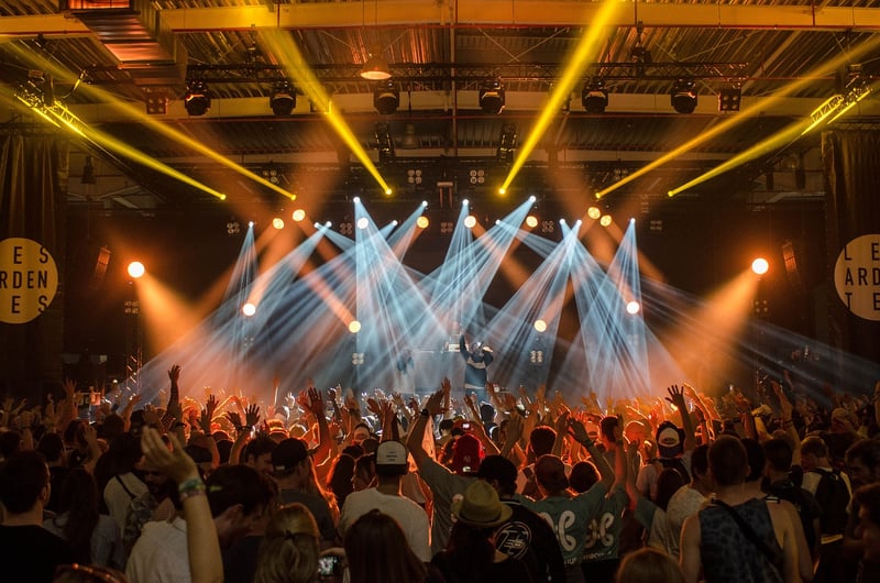 Live concert audience